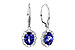 E319-22916: EARR 1.28 TW TANZANITE 1.72 TGW (7x5 OVAL)