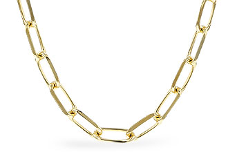 E319-23880: PAPERCLIP MD (18IN, 3.10MM, 14KT, LOBSTER CLASP)