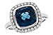 E319-24762: LDS RG 3.85 LONDON BLUE TOPAZ 4.15 TGW (9MM LBT)