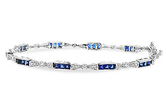 E320-14771: BRACELET 2.10 SAPPHIRE 2.75 TGW (7")