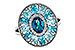 E320-15707: LDS RG 3.02 TW BLUE TOPAZ 3.10 TGW (7x5MM LBT CTR)