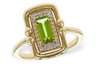 E320-17471: LDS RG .72 PERIDOT .84 TGW (8x4MM PER)