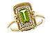 E320-17471: LDS RG .72 PERIDOT .84 TGW (8x4MM PER)
