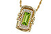 E320-17489: NECKLACE .72 PERIDOT .84 TGW (8x4MM PER)