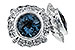 F234-65662: EARR 1.03 BLUE TOPAZ 1.17 TGW