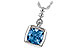F234-68407: NECK 1.45 BLUE TOPAZ 1.49 TGW
