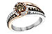 F234-70225: LDS DIA RG .40 BROWN CTR .97 TW