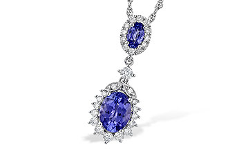 F235-60271: NECK 1.26 TW TANZANITE 1.60 TGW