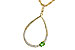 F235-62053: NECK .17 GREEN GARNET .26 TGW