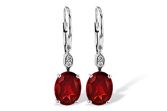 F235-62925: EARR 3.45 TW GARNET 3.50 TGW (9x7MM GAR)