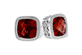 F318-27544: EARR 2.50 TW GARNET