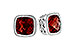 F318-27544: EARR 2.50 TW GARNET