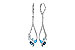 F318-31153: EARR 1.08 BLUE TOPAZ 1.35 TGW