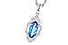 F318-33898: NECK 1.26 BLUE TOPAZ 1.37 TGW