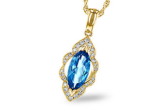 F318-33898: NECK 1.26 BLUE TOPAZ 1.37 TGW