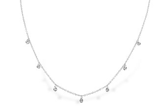 F319-19353: NECKLACE .12 TW (18 INCHES)