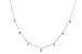 F319-19353: NECKLACE .12 TW (18")