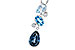 F319-21171: NECK 1.99 TW BLUE TOPAZ 2.02 TGW