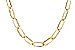 F319-23871: PAPERCLIP MD (8IN, 3.10MM, 14KT, LOBSTER CLASP)