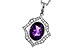 F319-24798: NECKLACE 1.52 AMETHYST 1.70 TGW (9x7 MM AMY)