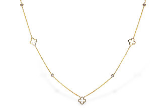 F320-11144: NECKLACE .20 TW (18")