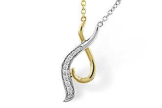 F320-13880: NECKLACE .10 TW (18")