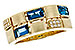 F320-15707: LDS RG .94 LONDON BLUE TOPAZ 1.00 TGW