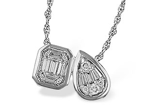 F320-16607: NECKLACE .17 BAG .25 TW