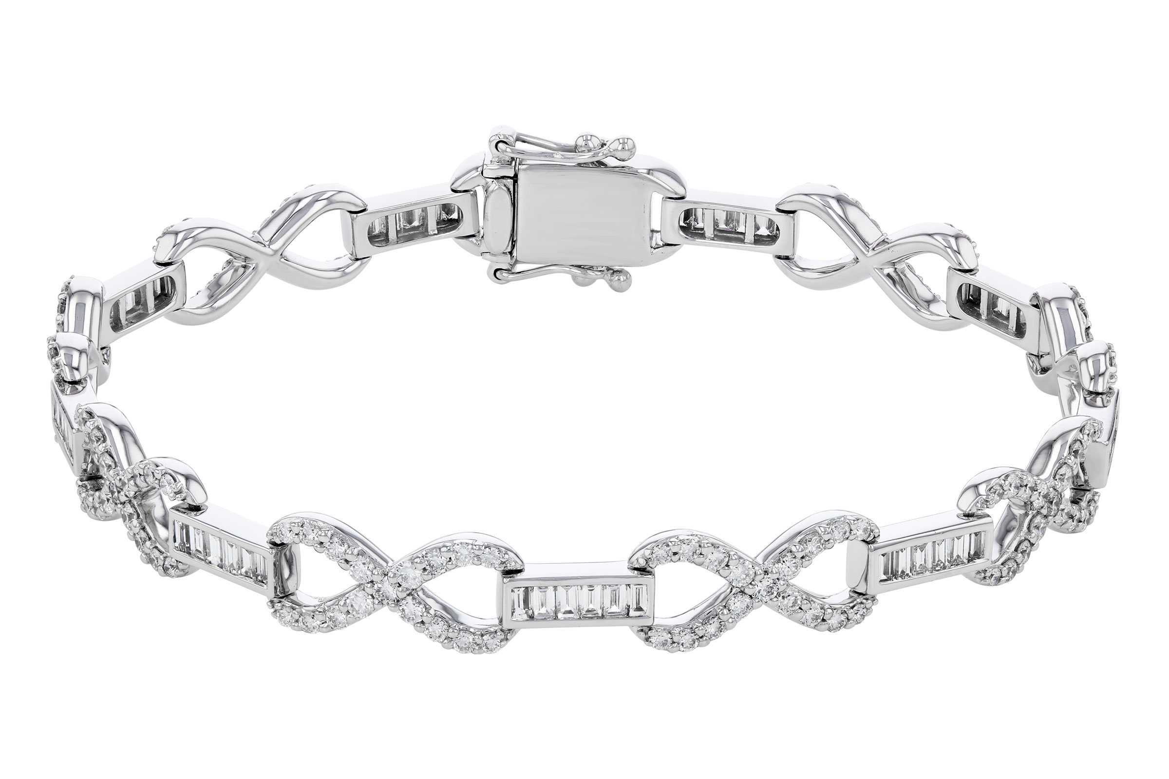 F321-02062: BRACELET 1.00 TW BAG 2.45 TW (7")