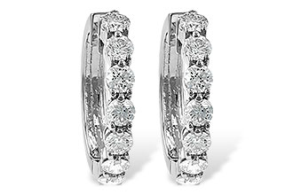 G231-02934: EARRINGS 2 CT TW