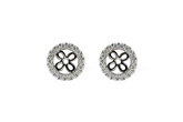 G232-85653: EARRING JACKETS .24 TW (FOR 0.75-1.00 CT TW STUDS)