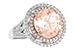 G233-76553: LDS RG 3.94 MORGANITE 4.50 TGW