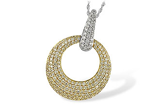 G234-66625: NECK 1.64 YELLOW DIAS 1.90 TW