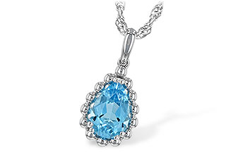 G234-67534: NECKLACE 1.55 CT BLUE TOPAZ