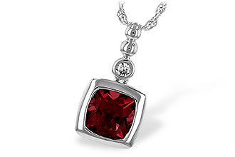 G234-68407: NECK 1.40 GARNET 1.44 TGW