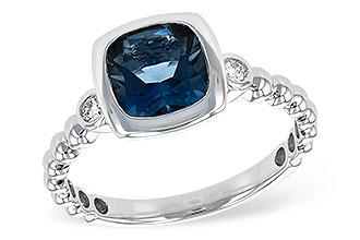 G234-71098: LDS RG 1.58 LONDON BLUE TOPAZ 1.66 TGW