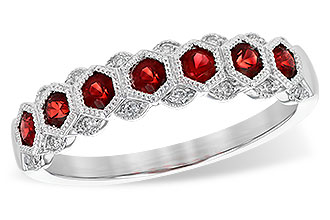 G235-62962: LDS WED RG .52 RUBY .59 TGW