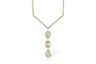 G318-31125: NECK .04 BAGUETTE .50 TW (18")