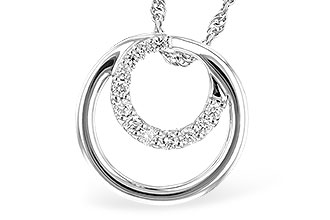 G318-33880: NECKLACE .15 TW