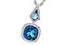 G319-22016: NECK 2.24 TW LONDON BLUE TOPAZ 2.40 TGW