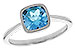 G319-24734: LDS RG 1.45 CT SWISS BLUE TOPAZ