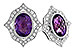 G319-24798: EARR 2.12 TW AMETHYST 2.36 TGW (8x6 MM AMY)