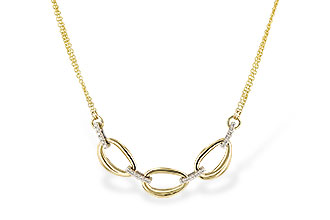 G320-10198: NECKLACE .25 TW (18")