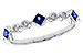 G320-13825: LDS WED RG .25 SAPPHIRE .30 TGW