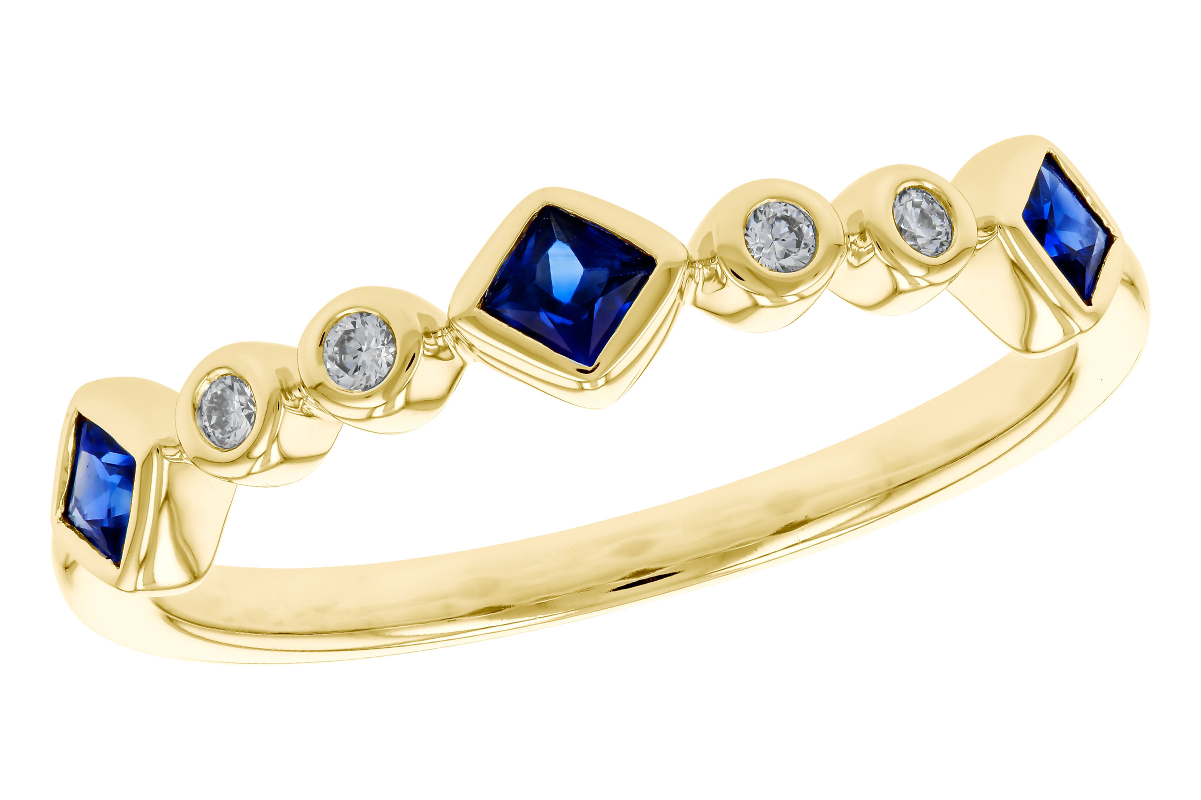 G320-13825: LDS WED RG .25 SAPPHIRE .30 TGW