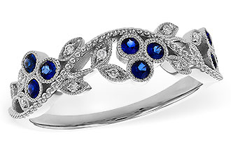 G320-17462: LDS WED RG .23 SAPPHIRE .29 TGW