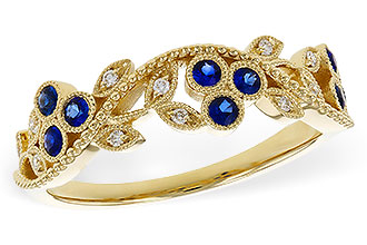G320-17462: LDS WED RG .23 SAPPHIRE .29 TGW