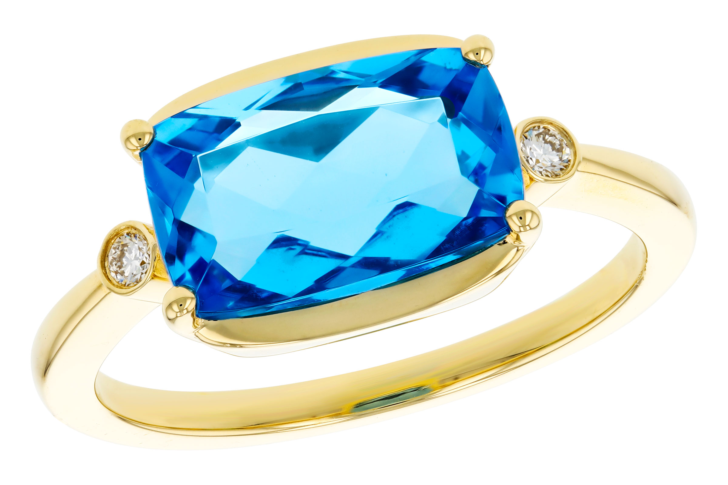 G321-02016: LDS RG 2.88 BLUE TOPAZ 2.92 TGW (11x7MM BT)