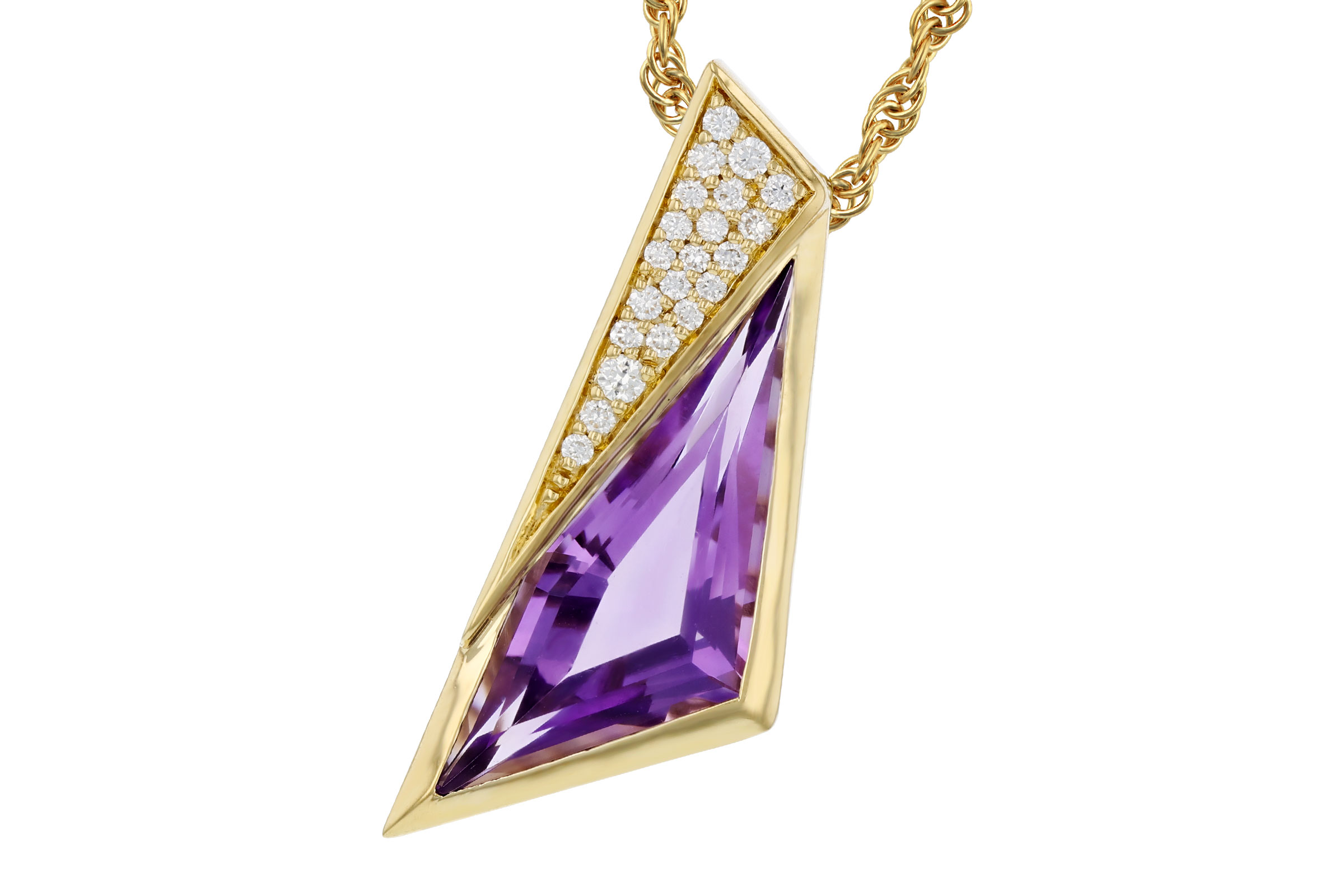 G321-02062: NECKLACE 2.24 AMETHYST 2.33 TGW