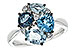 H234-64734: LDS RG 2.57 BLUE TOPAZ 2.65 TGW